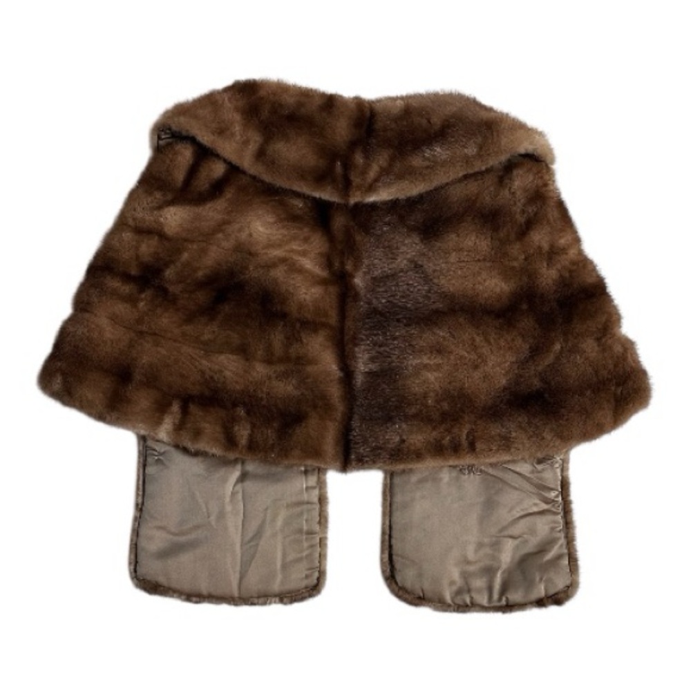 Elegant Vintage Brown Mink Fur Women's - Picture 2 of 7